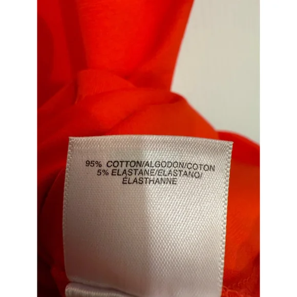 Women's Anne Klein Top Size M Red Short Sleeve - Picture 5 of 5